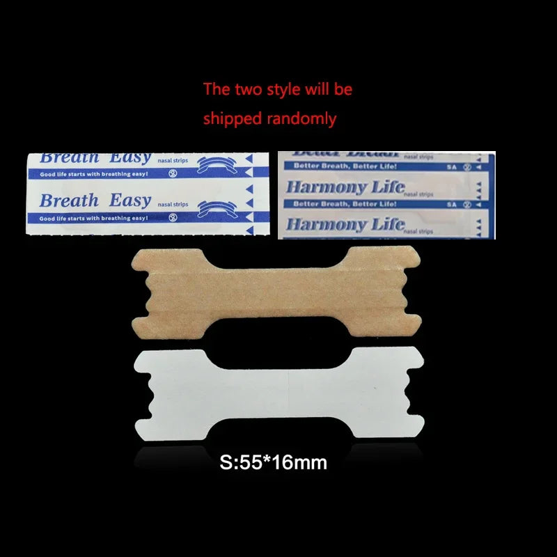 100/500PCS Breath Nasal Strips Right Aid Stop Snoring Nose Patch Good Sleeping Patch Product Easier Breath Sleep Aid Decive