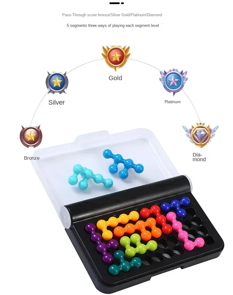 New Smart Pyramid Development Intelligence Magic Beads Children's Logical Thinking Training Puzzle Toys Smart Battle