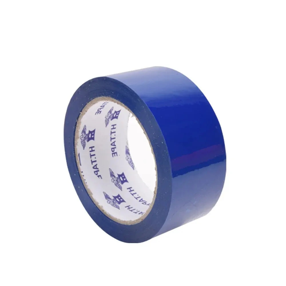 1800inch/Roll Sapphire Blue Tape Packaging Tool Office Packing Supplies PP Material Waterproof Durable Can Be Written As Marking