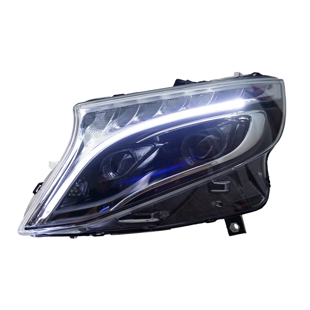 Auto Parts Headlights For Benz VITO V Class Metris 2015-2019 latest Styling LED Dual Projector Car Accesorios Modified
