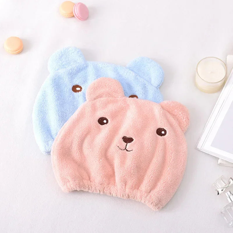 Extra thick and super absorbent headband, towel, shower cap, hair cap
