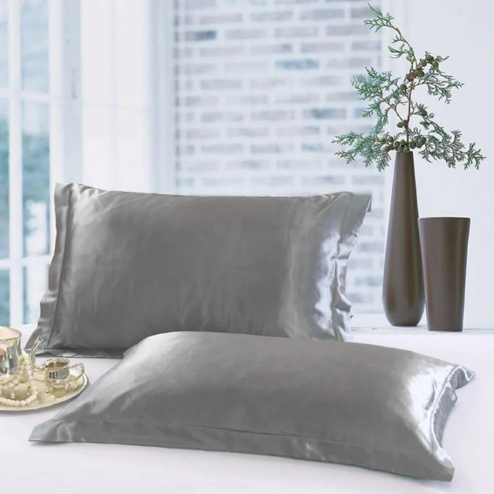Pillowcase Silk Pillow Cover Silky Satin Beauty Pillow Case Comfortable Breathable Pillow Case Home Decor Wholesale Dropshipping