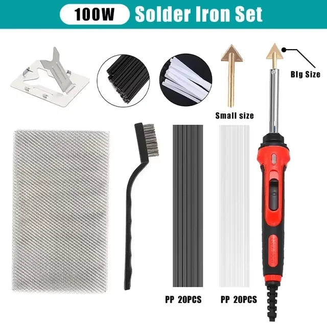 New Heat Gun Plastic Welding Machine Bumper Soldering Iron Staples Bumper Repair Car Tools Kit HOT Stapler Plastic Welder
