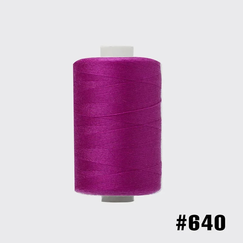 1 Roll 1000 Yards Colored Thread For Household Sewing, Fluorescent Color Series, Multifunctional Polyester 402 Sewing Thread
