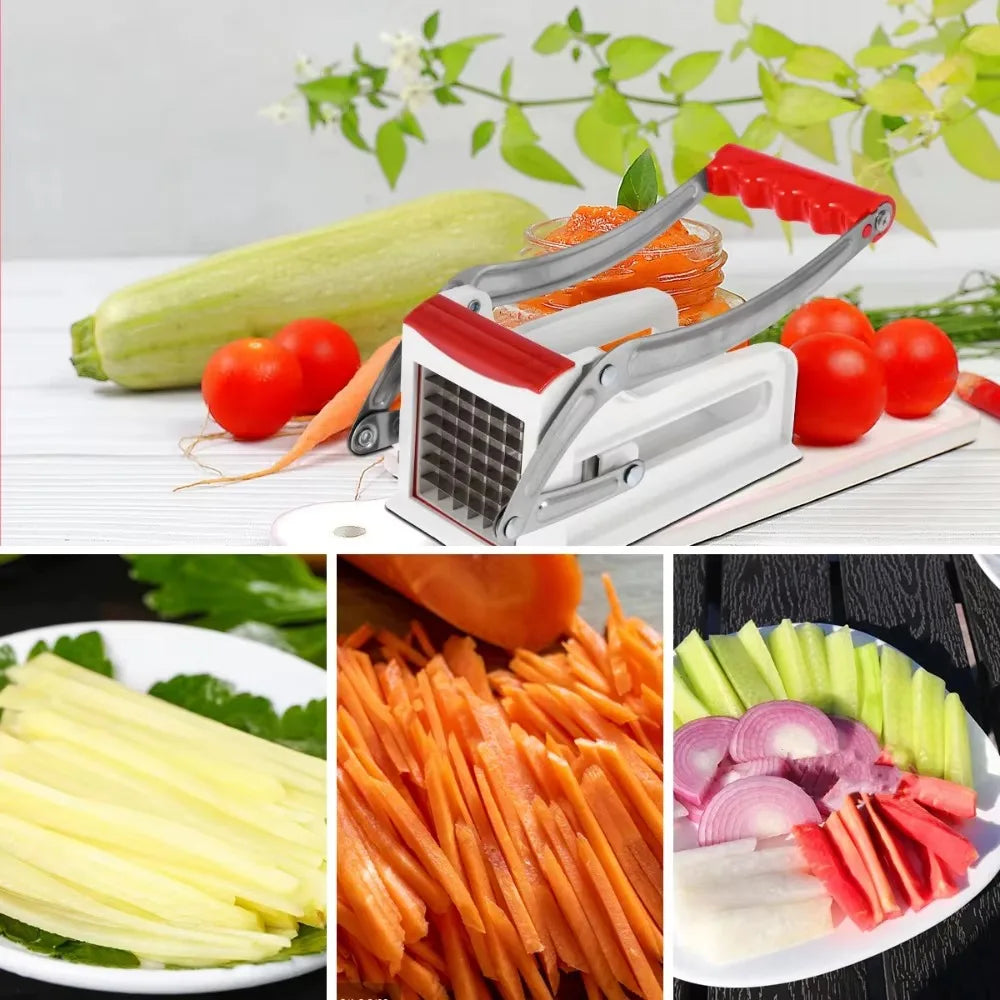 Potato Slicer Machine Home Press Type Slitter Small-scale Portable Kitchen Tool Hand Movement Carrot Slicing Gadget Simple Tool