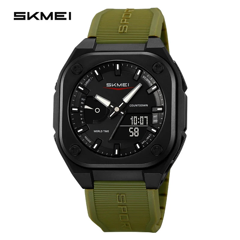 SKMEI 2328 New Original Sports Digital Electronic Watch Dual Display Multi Functional Men's Waterproof Clock relógios masculino
