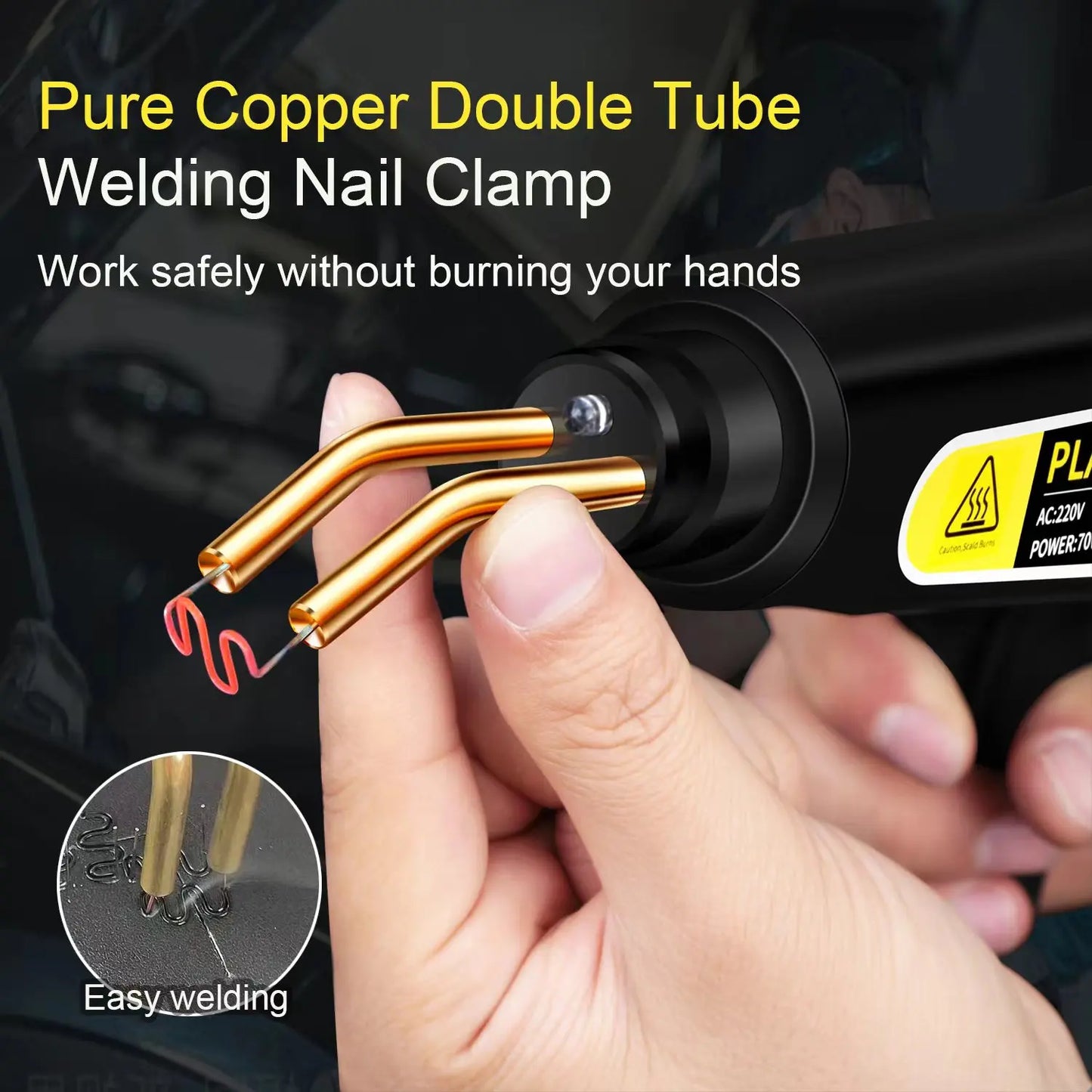 New Heat Gun Plastic Welding Machine Bumper Soldering Iron Staples Bumper Repair Car Tools Kit HOT Stapler Plastic Welder