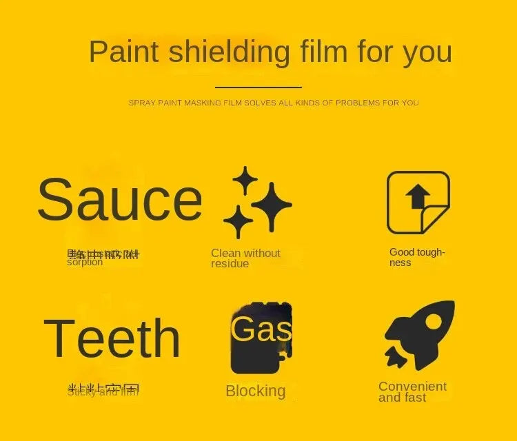 0.35m * 20m Transparent Plastic Shielding Film Waterproof Dust Cover Living Room Kitchen Furniture Decoration Vacant Protective