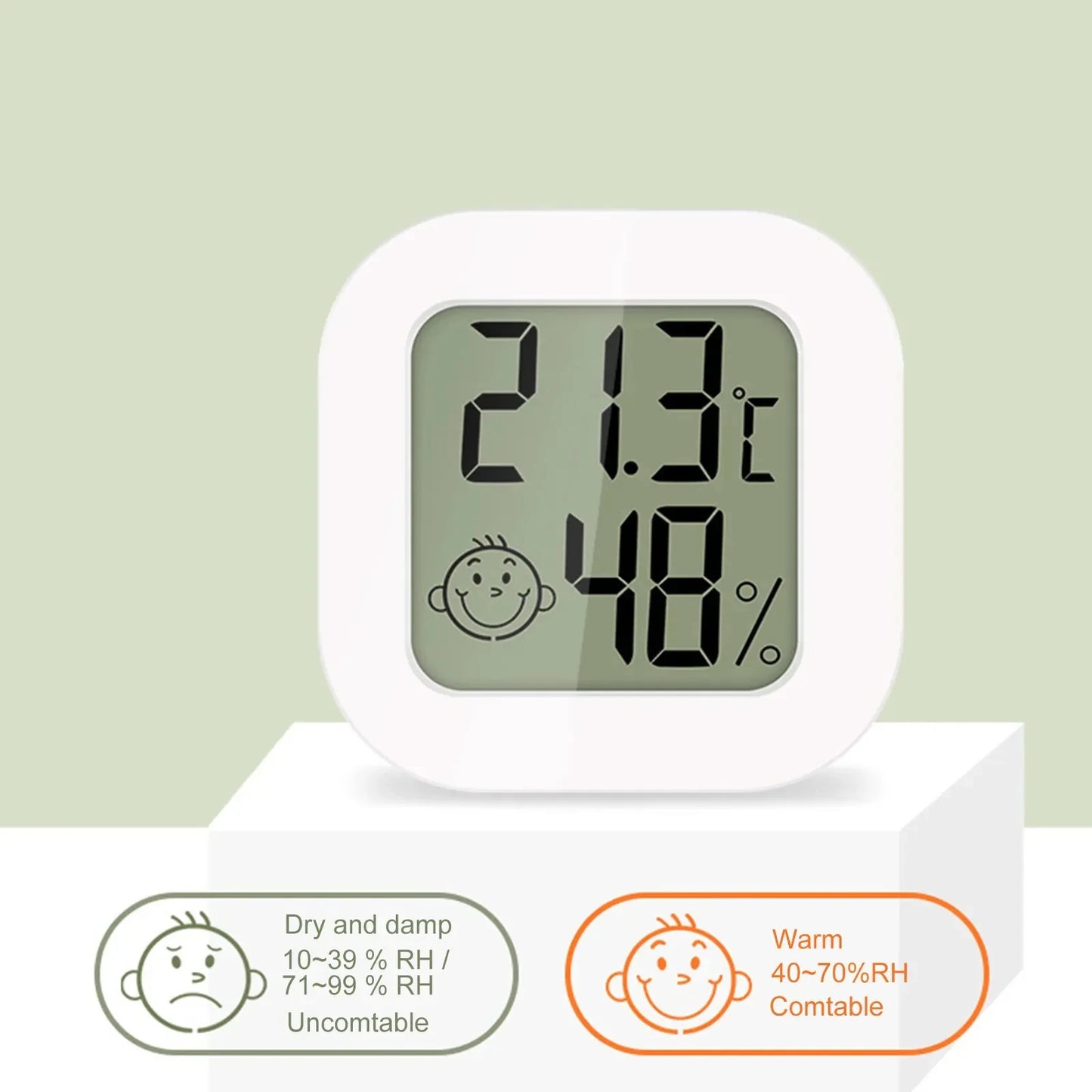 LCD Digital Thermometer Hygrometer Indoor Room Electronic Temperature Humidity Meter Sensor Gauge Weather Station For Home