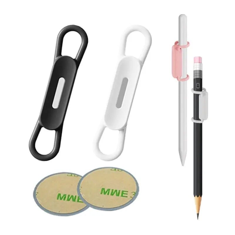 UMUST Magnetic Pencil Holder,Tablet Touch Pen Clips,Multifunction Silicone Adjustable Pen Stand for Office Accessories Organizer