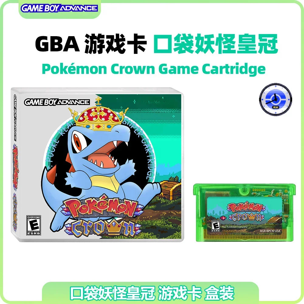 GBA RTC Pokemon Real Clock New Version 2.0 Game Card Featured Popular English Games