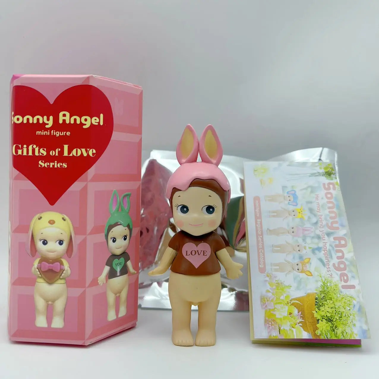 New Hot Sonny Angel Gifts Of Love Series Model Limited Collection Figure Cartoon Desktop Blind Box Xmas Valentine'S Day Gift Toy