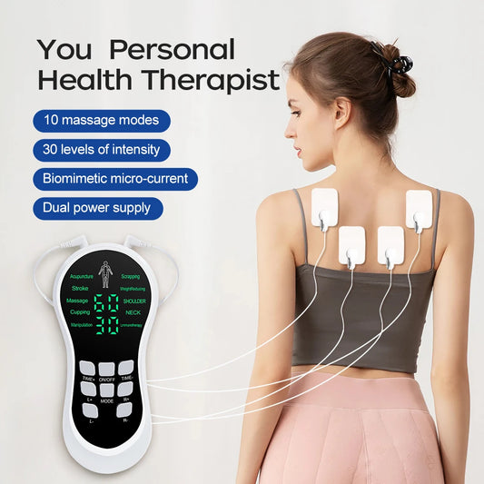 Physiotherapy Tens Muscle Stimulator Electric EMS Acupuncture Body Massage Digital Therapy Slimming Machine Electro Stimulator
