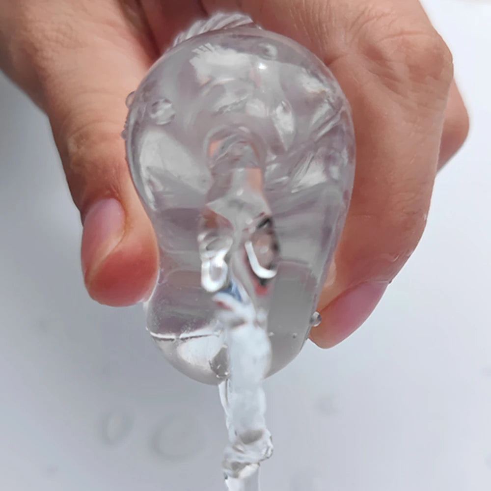 Masturbation Cup for Men Soft Male Exercise Penis Massage Sexy Pocket Pussy Blowjob Toy Vagina Adult Goods 18+
