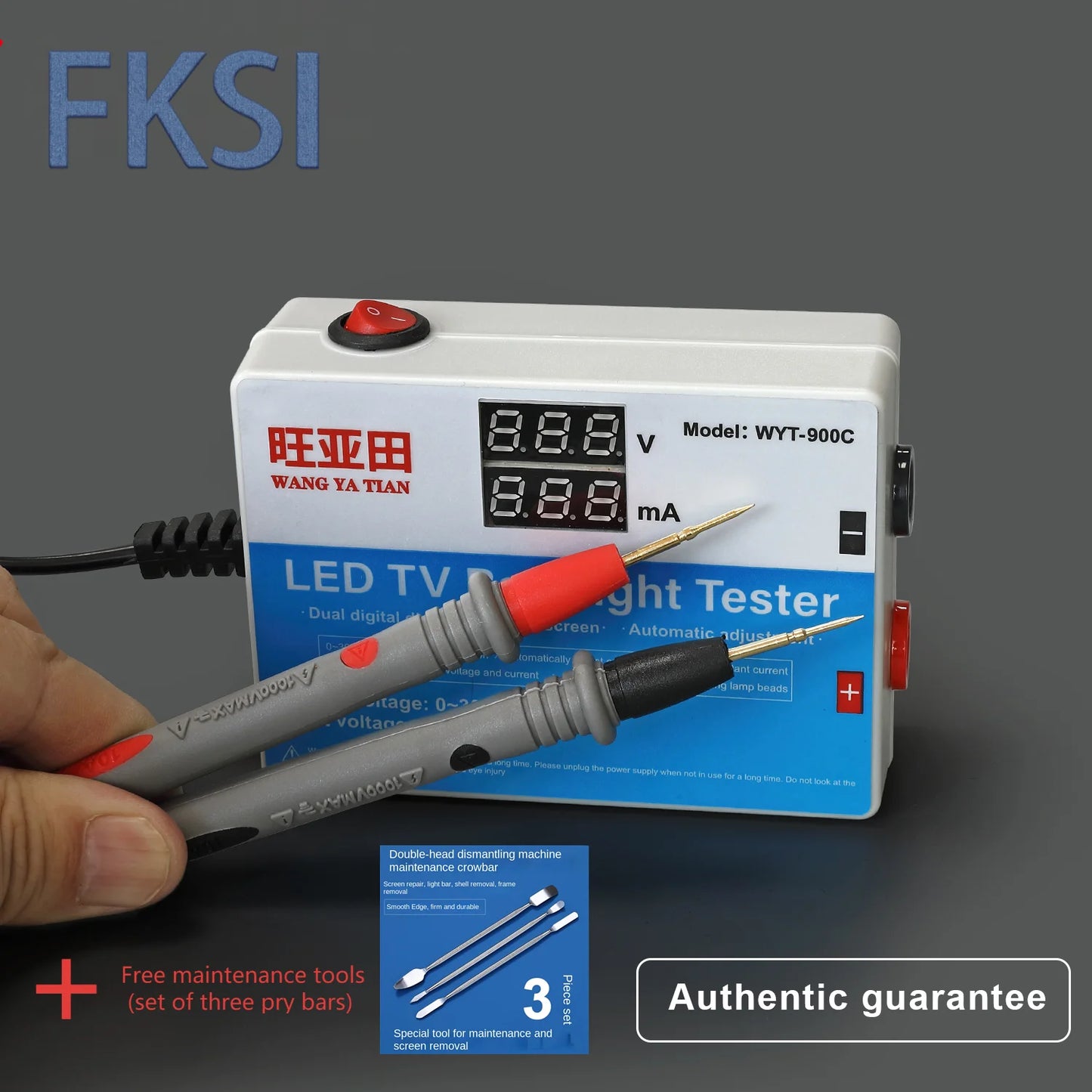 LED Lamp Bead Backlight Tester  LCD Screen All LED Strips Lights Repair Test Output 0-300V  Gift: TV repair tool crowbar