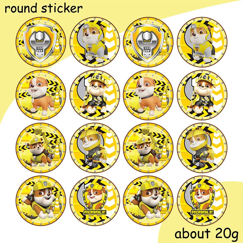 New Paw Patrol Birthday Decoration Dogs Rubble Disposable Tableware Cup Plate Tablecloth Baby Shower Kids Girl Boy Party Supplie