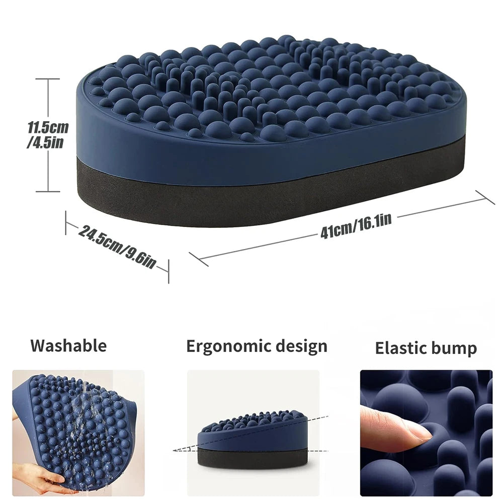 1Pcs Foot Massager Under Desk Footrest,Foot Rest for Under Desk at Work with Massage,Foot Stool Under Desk