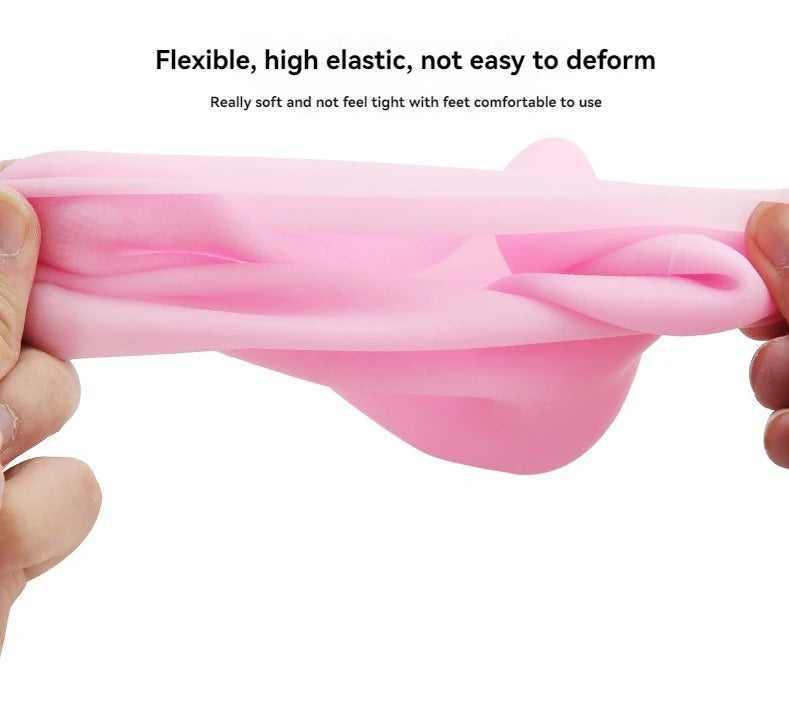A Pair Of Silicone Socks Moisturise And Prevent Cracks And Soften Calluses And Cornsfoot Maskbeach Socksprotective Foot Covers