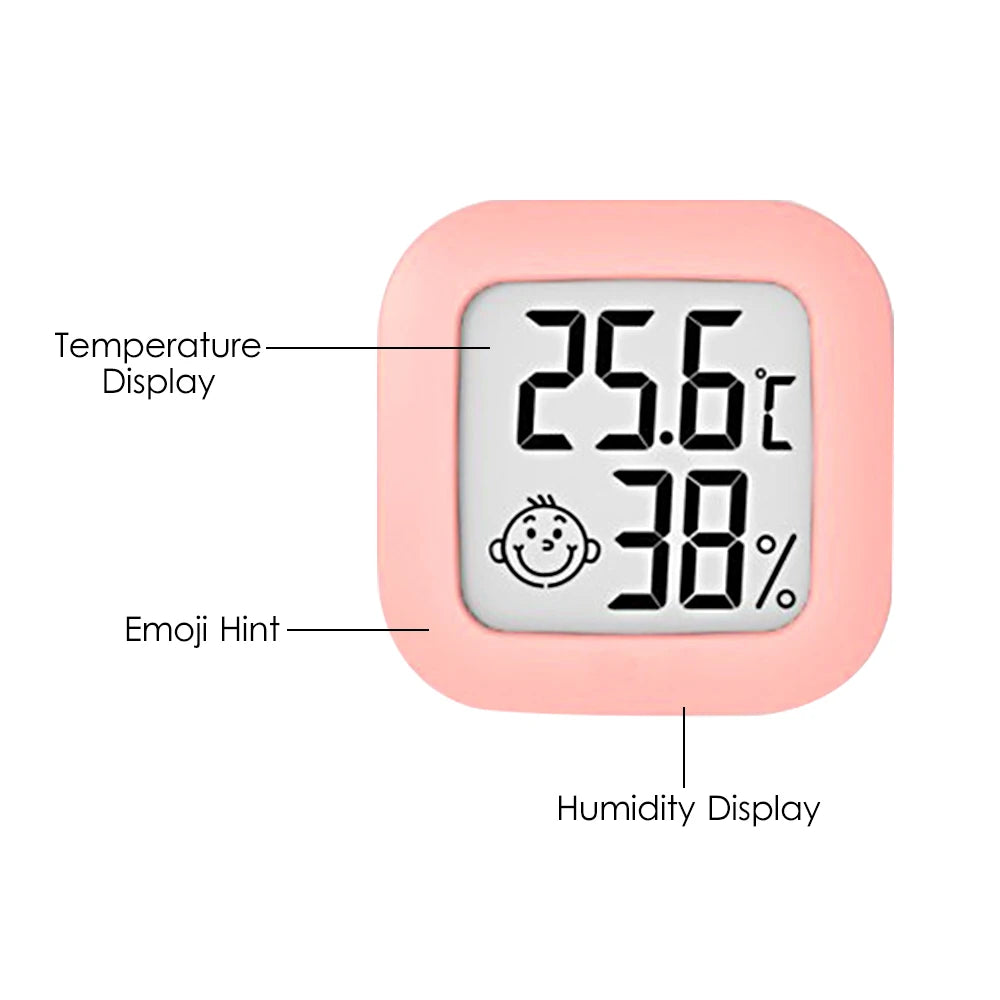 LCD Digital Thermometer Hygrometer Indoor Room Electronic Temperature Humidity Meter Sensor Gauge Weather Station For Home