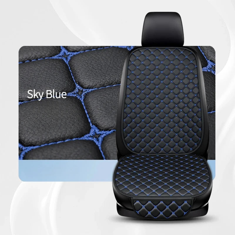 New Pu Leather Car Seat Cover Seat Back Cushion Minimalism Seat Cushion Universal Wear-resistant and Durable Four Seasons