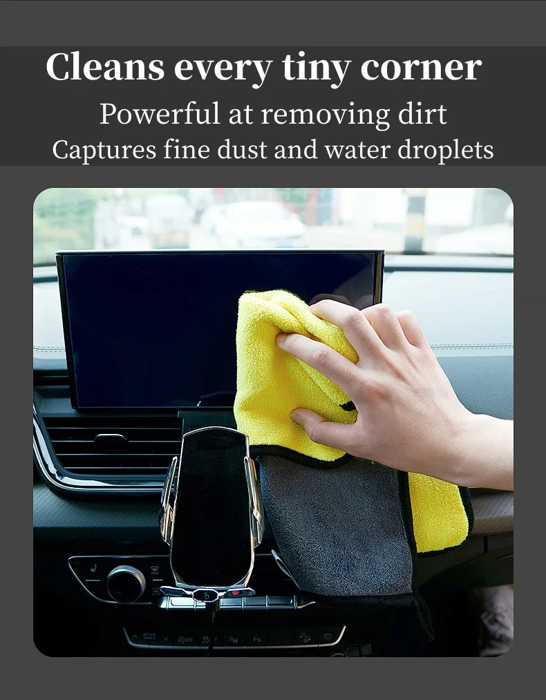 1/2/4/5/10 pcs 30*30 CM Extra Soft Car Wash Microfiber Towel Car Cleaning Drying Cloth Car Care Cloth Detailing Car WashTowel