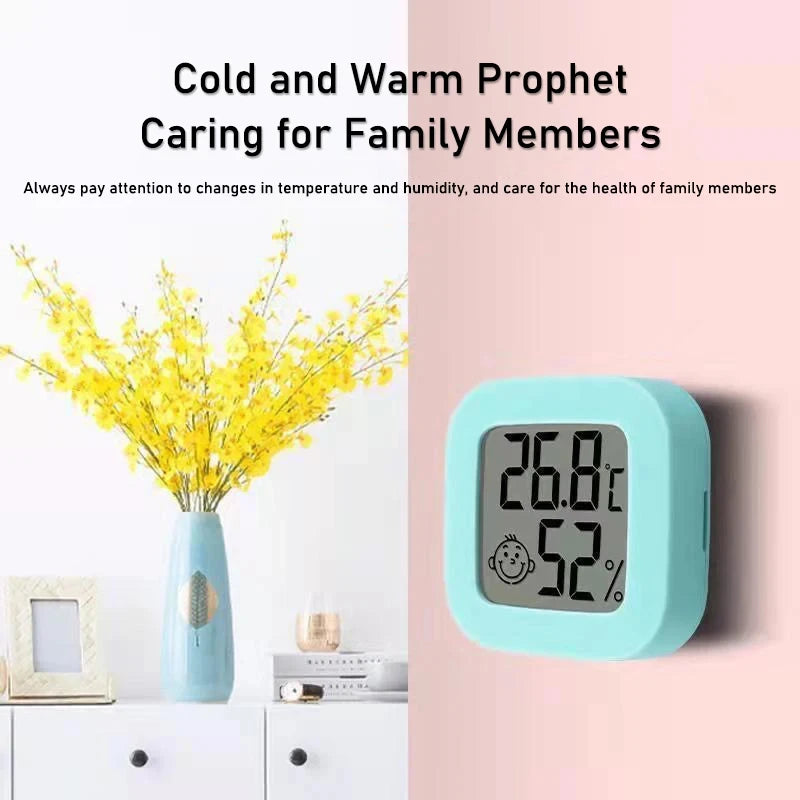 LCD Digital Thermometer Hygrometer Indoor Room Electronic Temperature Humidity Meter Sensor Gauge Weather Station For Home