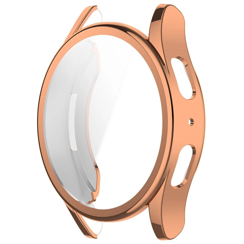 Silicone TPU Case Glass For Samsung Galaxy Watch 7 40mm 44mm Full Cover Screen Protector Bumper for Watch7 44mm 40mm Cover Shell
