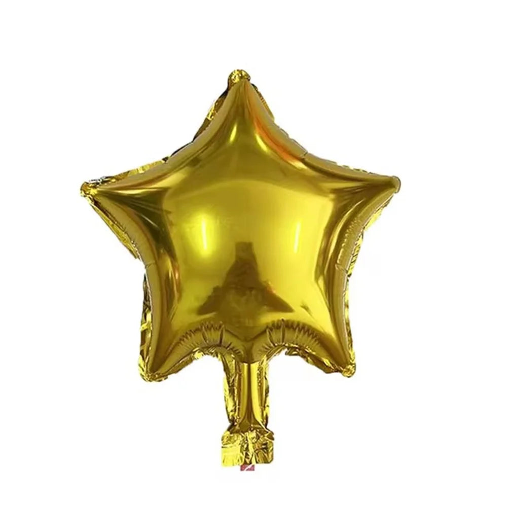 10pcs/Lot 10 Inch Five-pointed Star Foil Balloon Baby Shower Wedding Children's Birthday Party Decorations Kids Balloons Globos