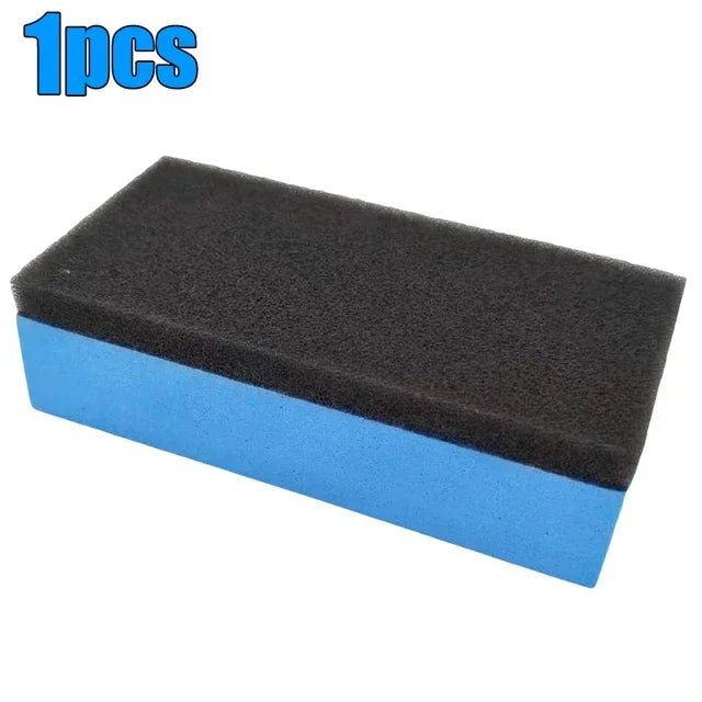 Car Ceramic Coating Sponge Applicator Glass Nano Wax Coat Sponge Wax Polishing Tire Brush Car Cleaning Tool Auto Accessories