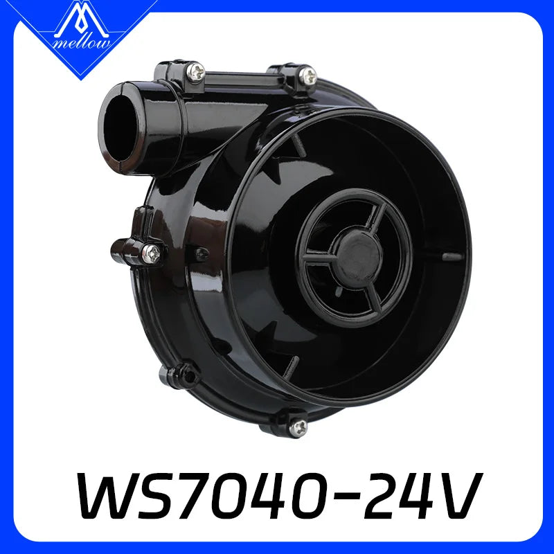 Mellow WS7040 24V Brushless Centrifugal Air Blower DC 7040 Blower Fan 6.5kpa For VzBoT HevORT 3D Printer