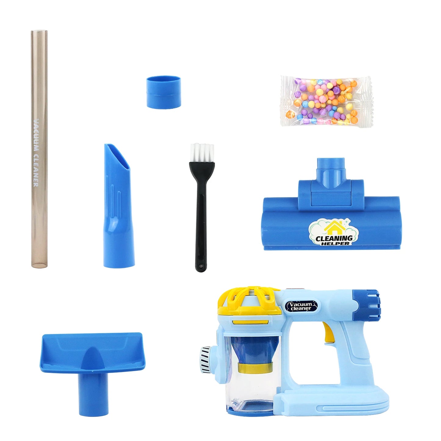 Children's Fun Play Home Simulation Electric Vacuum Cleaner Cleaning Toy Set Parent Child Interaction