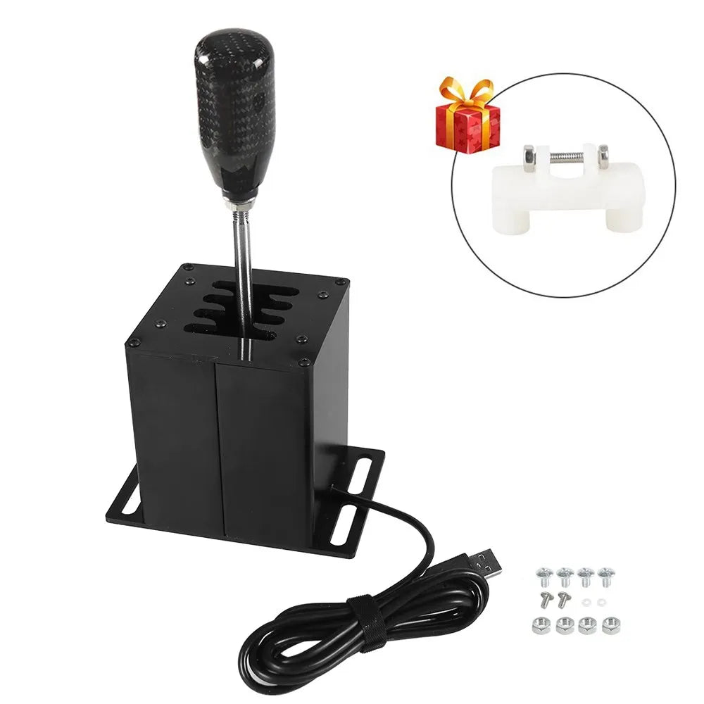PC USB H Gear Shifter For Logitech G29/G25/G27/G920 For Thrustmaster T300RS/GT For ETS2 Simracing Racing Game Shifter HB-1014