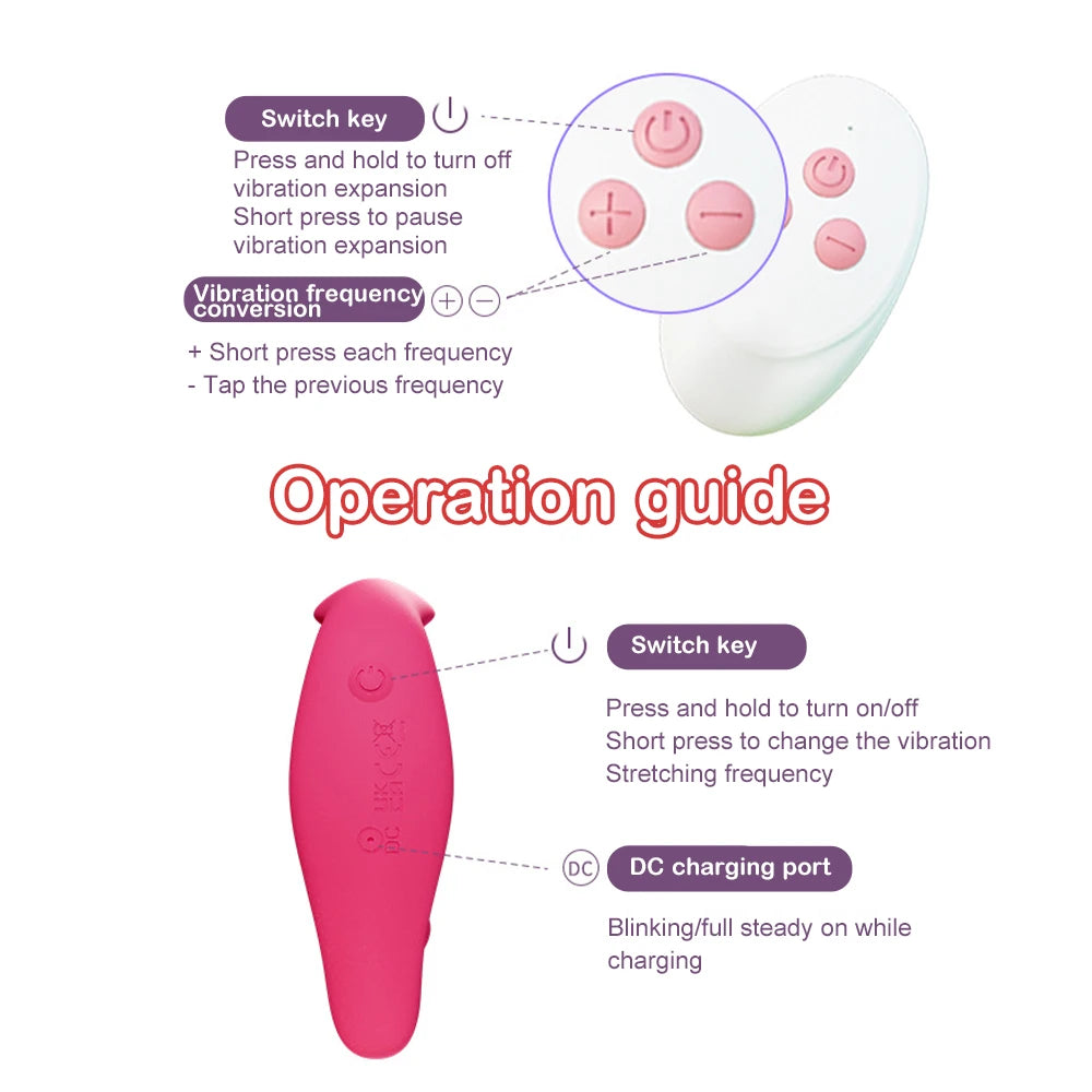3 in 1 Panties Vibrators Wearable Female Sex Toys Wireless Remote Vibrator for Women G Spot Clitoris Stimulator Anal Massager