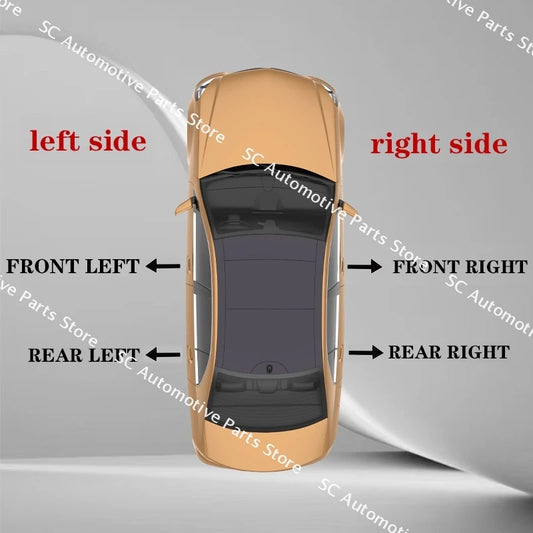 Front Both Sides Headlamp Light Bumper Bracket Guide Section Support For VW Golf MK6 Gti 2009-2013 5K0807227A 5K0807228A