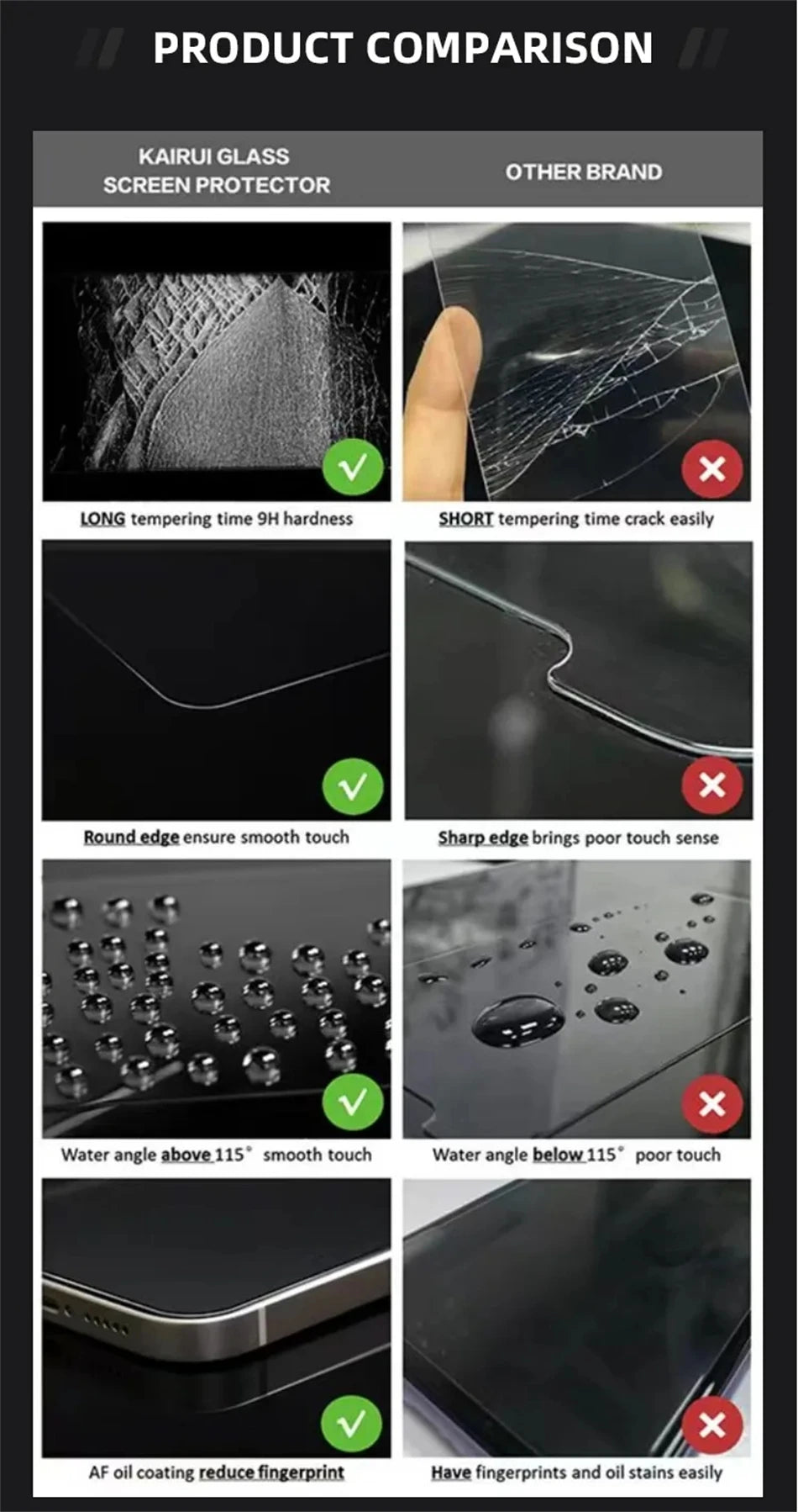 NNBILI 4Pcs Matte Ceramic Privacy Screen Protector Anti-Spy for iPhone 16 15 Pro Max 14 13 12 11 X XR XS Max Light Anti-Scratch
