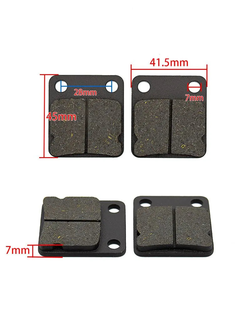 1 pair Motorcycle BRAKE PADS 50cc - 250cc ATV Quad Go Kart Most Dirt Pit Bike Scooter Hydraulic Brake PADS