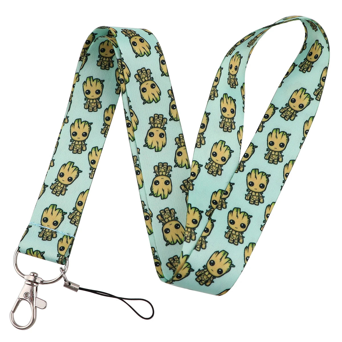 KKZ004 Mickey&Minnie Stitch Lanyard For Keys Keychain Badge Holder ID Credit Card Pass Hang Rope Lariat Phone Charm Gift