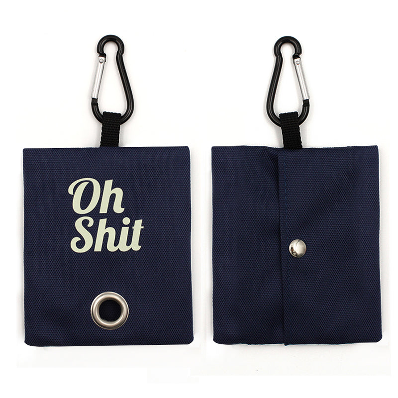 Pet Supplies Canvas Waste Bags Poop Bag Dispenser Portable Pet Poop Bag Holder Outdoor Puppy Kitten Litter Pickup Organizer