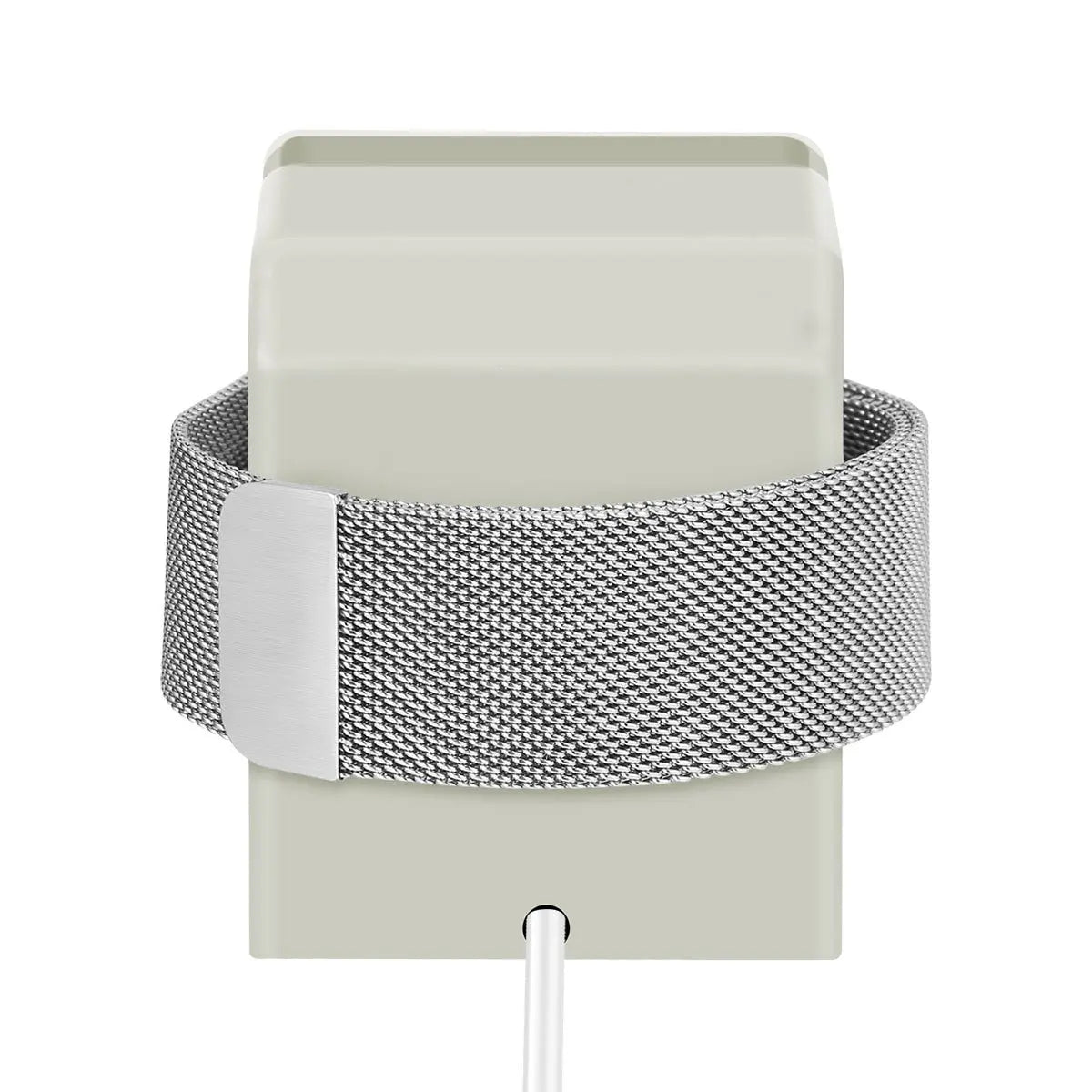 Silicone Charger Stand For Apple Watch 7 6 5 4 IWatch 3 2 1 Charging Dock Holder Retro Computer Pattern Keeper Bracket Base