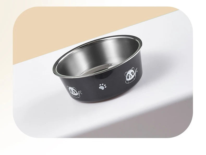 Pet Dog Bowls for Large and Small Dogs Cat Food Water Bowls with Non Slip Rubber Bottom Pet Feeding Bowl Double Wall Insulated