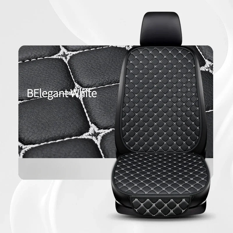 New Pu Leather Car Seat Cover Seat Back Cushion Minimalism Seat Cushion Universal Wear-resistant and Durable Four Seasons