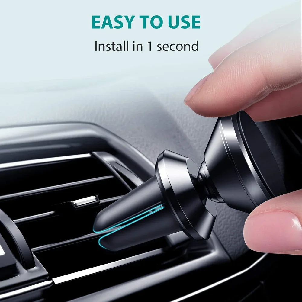Magnetic Phone Holder in Car GPS Air Vent Mount Magnet Stand Car Mobile Phone Holder Car Accessories Interior Car Magnet Sticker