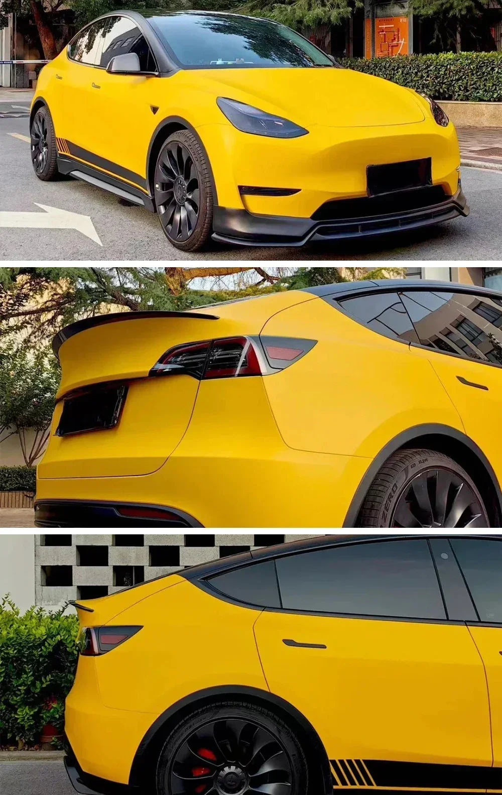 Car Exterior Stickers Self-Adhesive Vinyl Wrap Film Car Body Decoration Stickers Waterproof Matte Film Tuning Auto Accessories