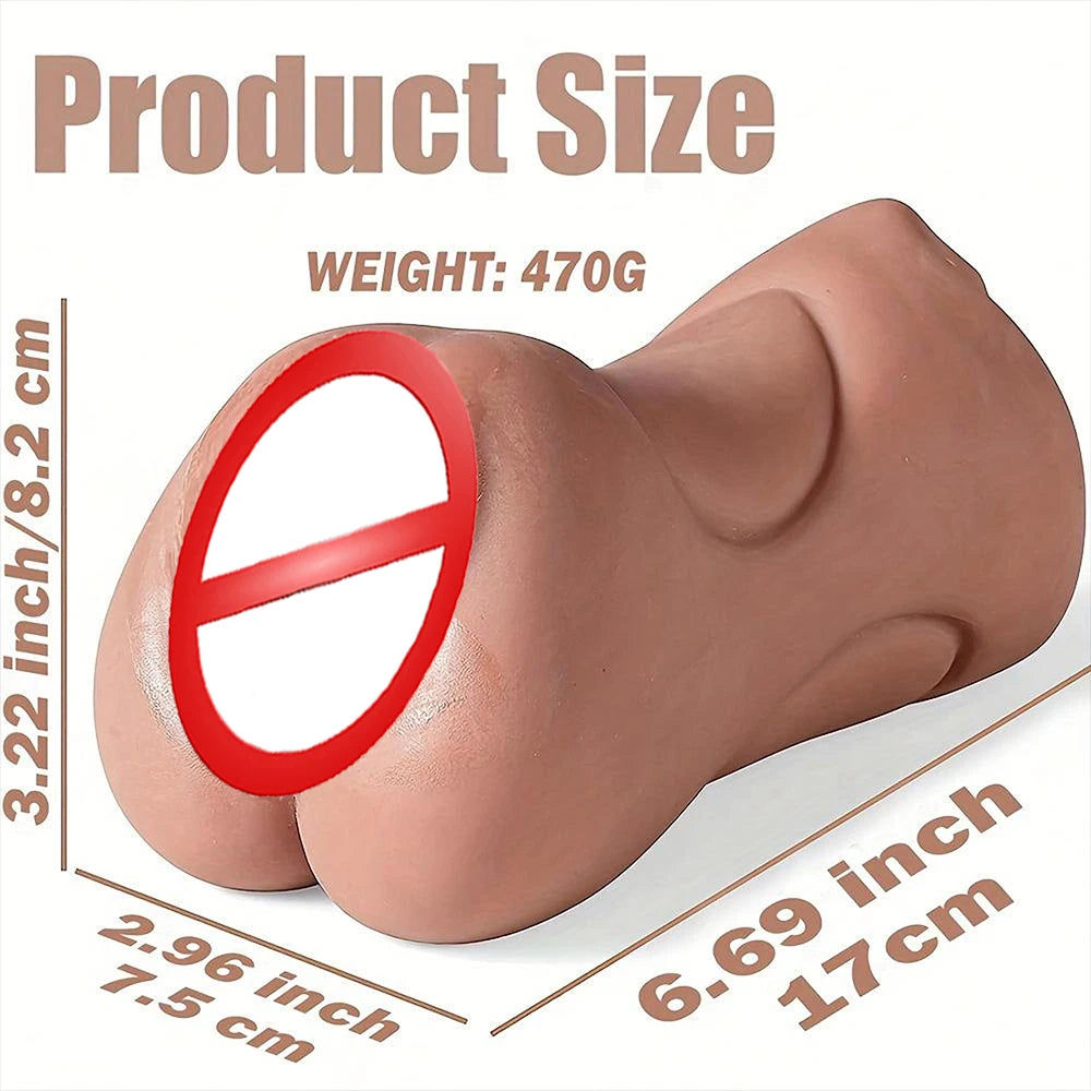 3 In 1 Vagina Stick Male Masturbator Sex Toys For Men Realistic Artificial Rubber Pussy Masturbation Blowjob Sexitoys Adults 18