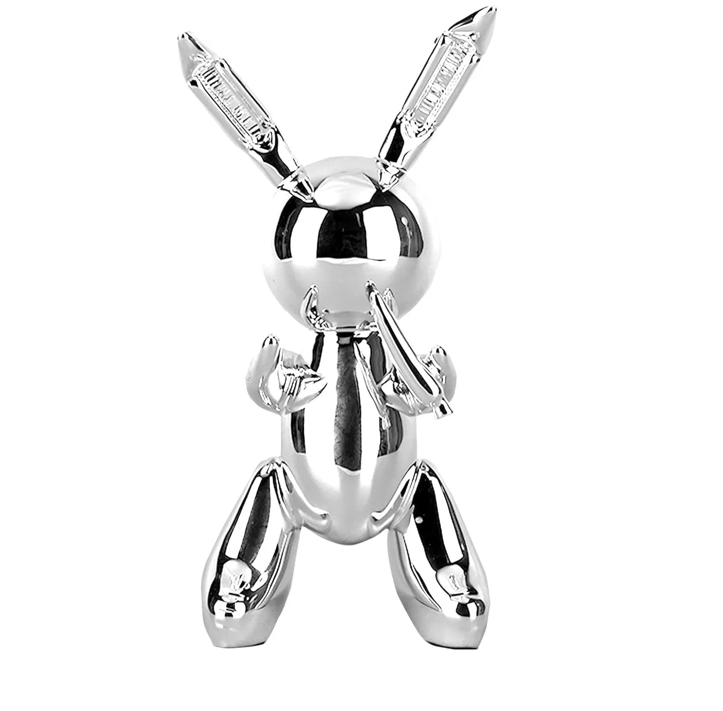 Cute Balloon Rabbit Statue Resin Sculpture Animal Figures Home Decor Modern Nordic Home Decoration Accessories for Living Room
