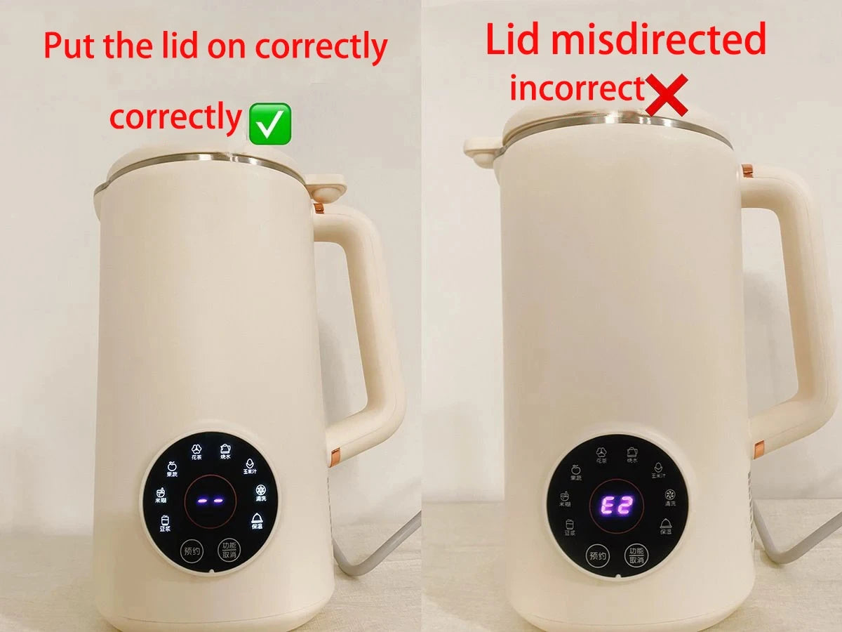 110V/220V Soya Milk Machine Electric Wall Breaking Machine Soybean Milk Maker Fresh Juice Blender Nut Milk Maker Food Blender