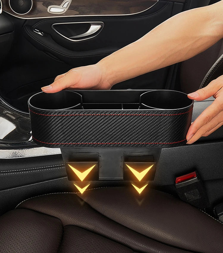 Car Seat Gap Storage Box Crevice Storage Box Vehicle Organizer Bag Stowing Tidying Automotive Interior Accessories Cup Holder