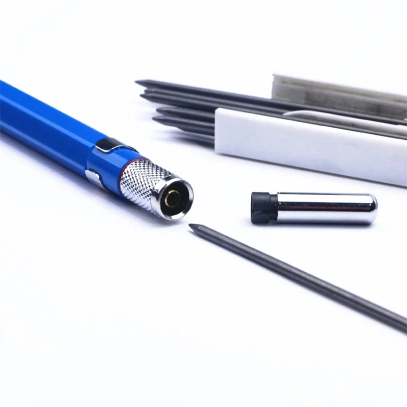 2.0mm Mechanical Pencil Set Black /Color Lead Refill 2B Automatic Pencil Art Sketch Painting Writing School Office Stationery