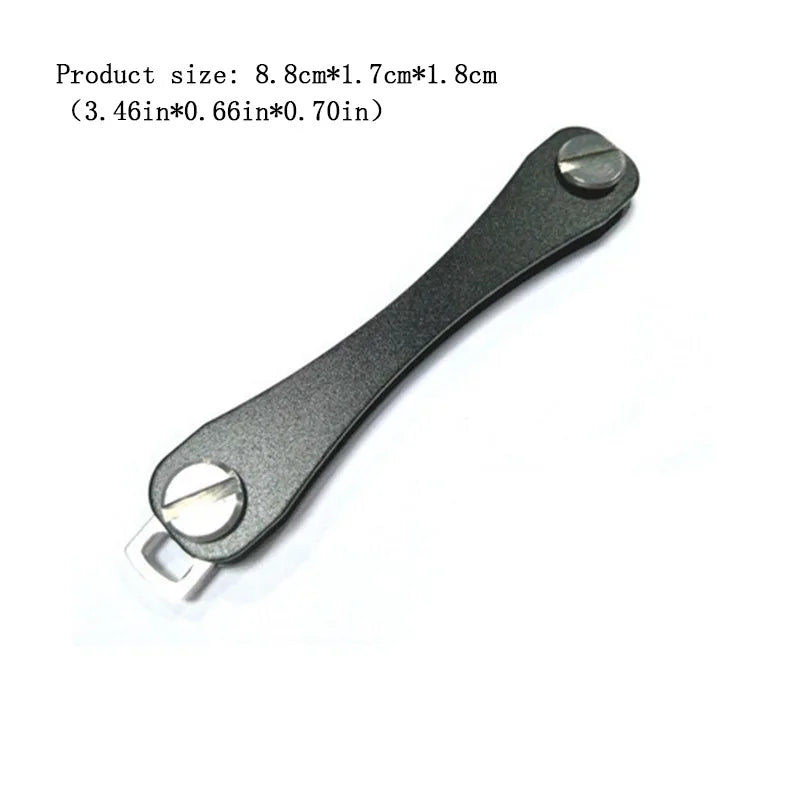 EW Portable Large European and American Aluminum Alloy Key Clip Outdoor EDC Tool Metal Key Organizer