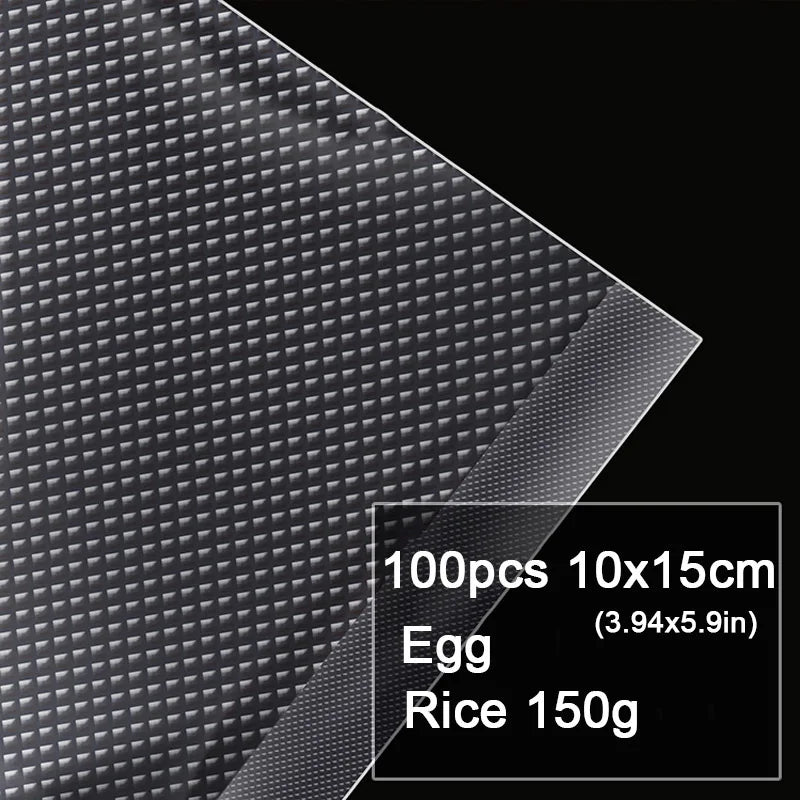 100PCS/LOT vacuum sealer Plastic Storage bag for vacuum sealing machine for pack food saver Packaging Rolls packer seal bags